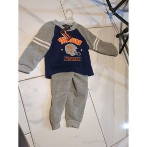 NWT Mad Game 2 Piece Pant Set - 24 Months, Featuring TOUCHDOWN FOOTBALL